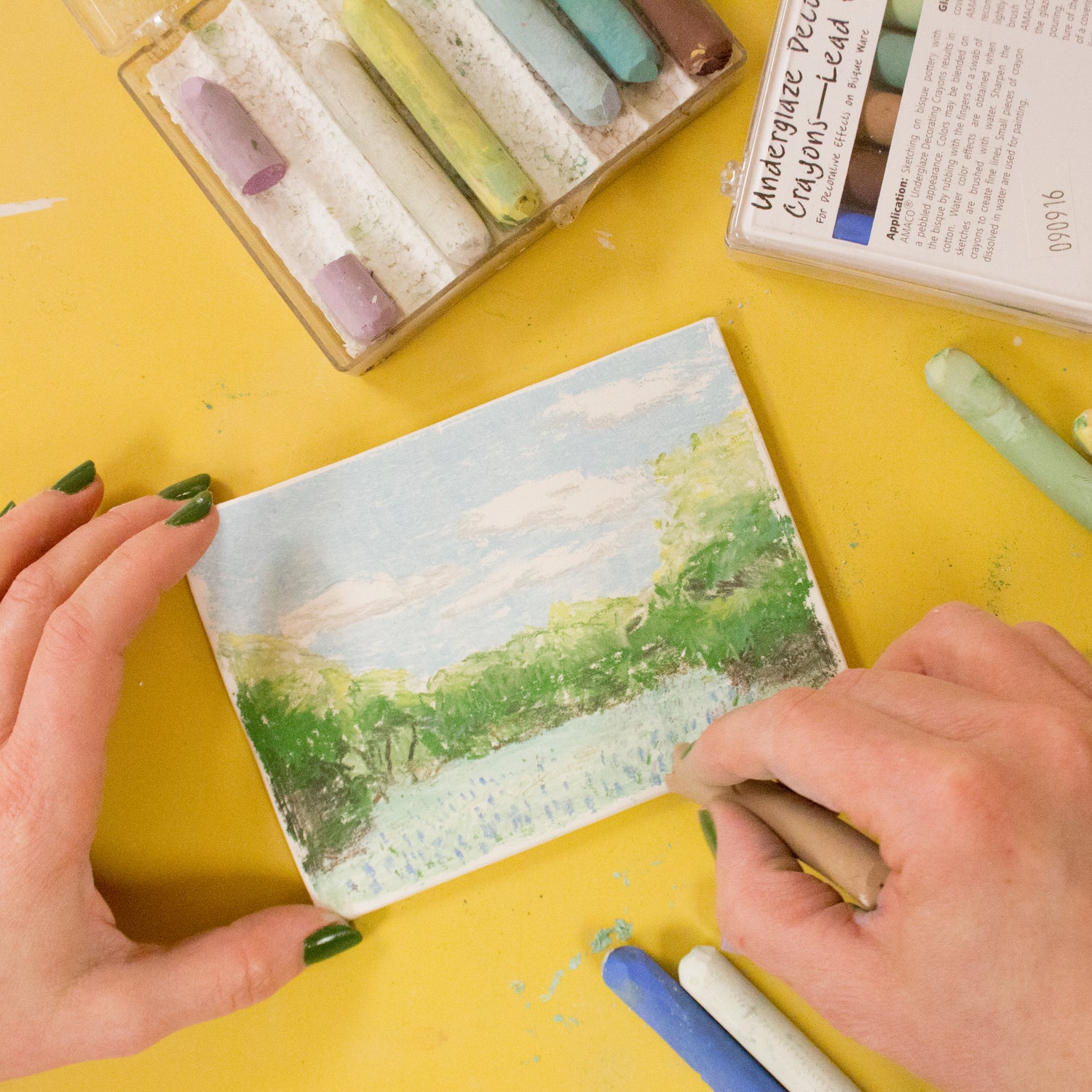Underglaze Chalk Crayons