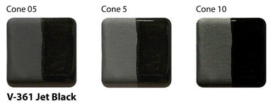 AMACO V-361 Jet Black Underglaze | Engobe Negro Azabache