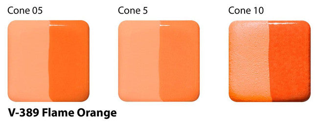 AMACO V-389 Flame Orange Underglaze | Engobe Naranja Llama