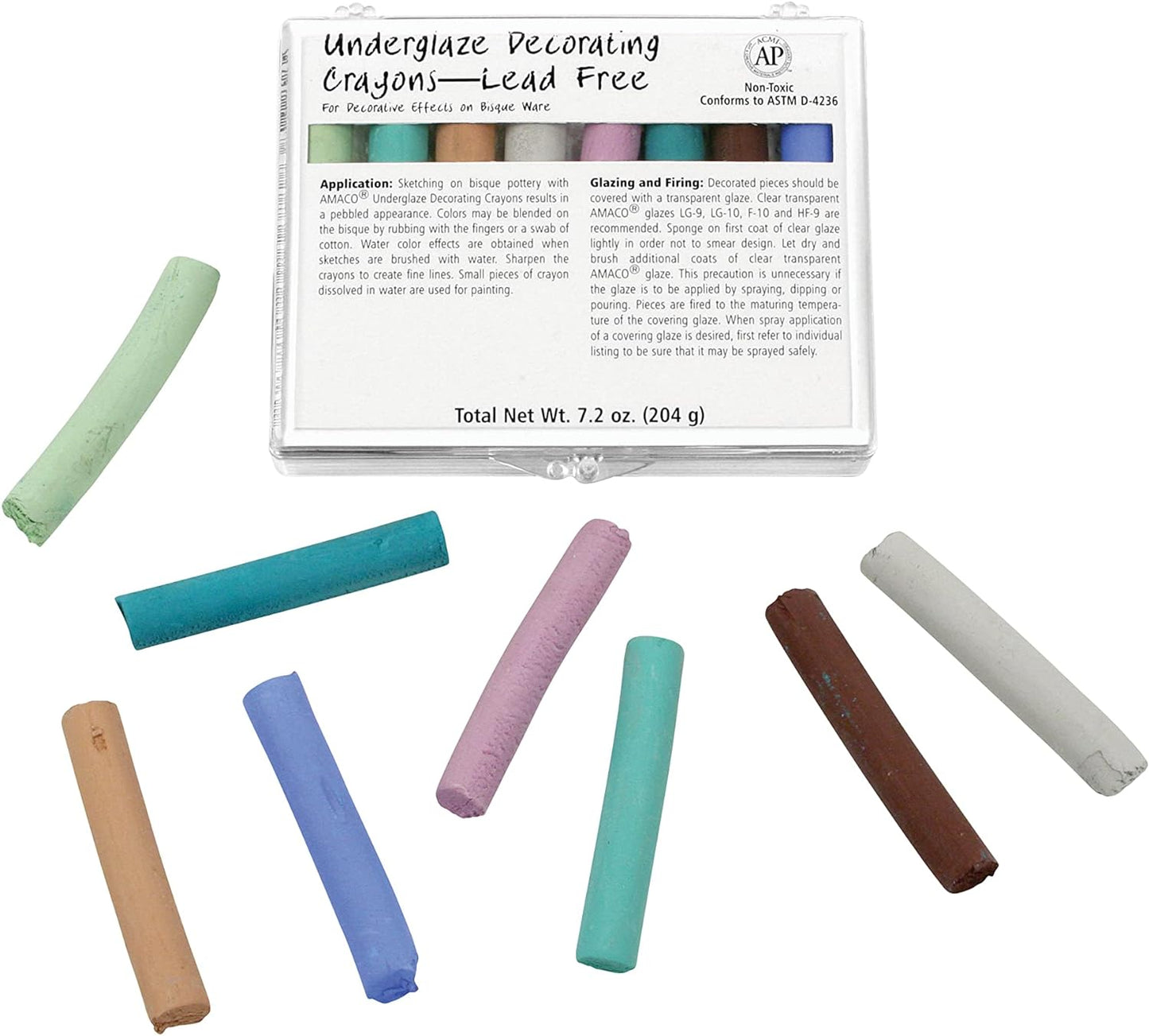 AMACO Underglaze Chalk Crayon Set #209