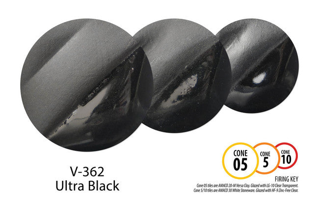 AMACO V-362 Ultra Black Underglaze | Engobe Negro Ultra