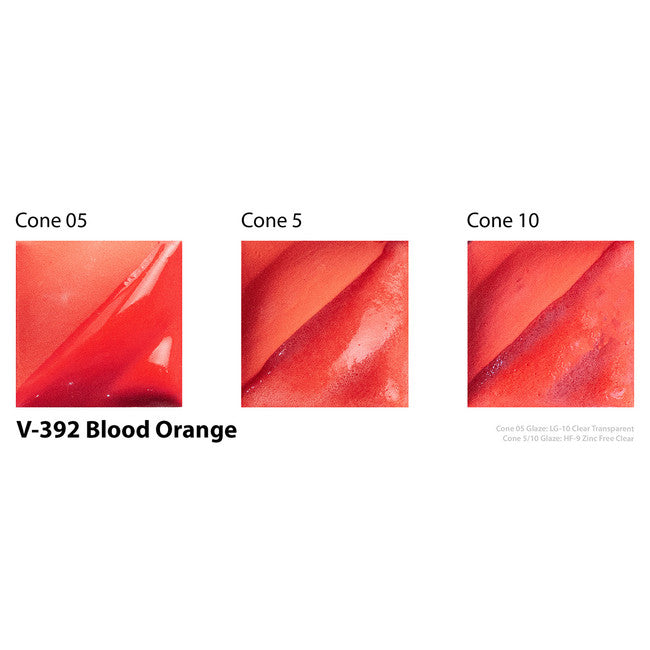 AMACO V-392 Blood Orange Underglaze | Engobe Naranja Sanguina