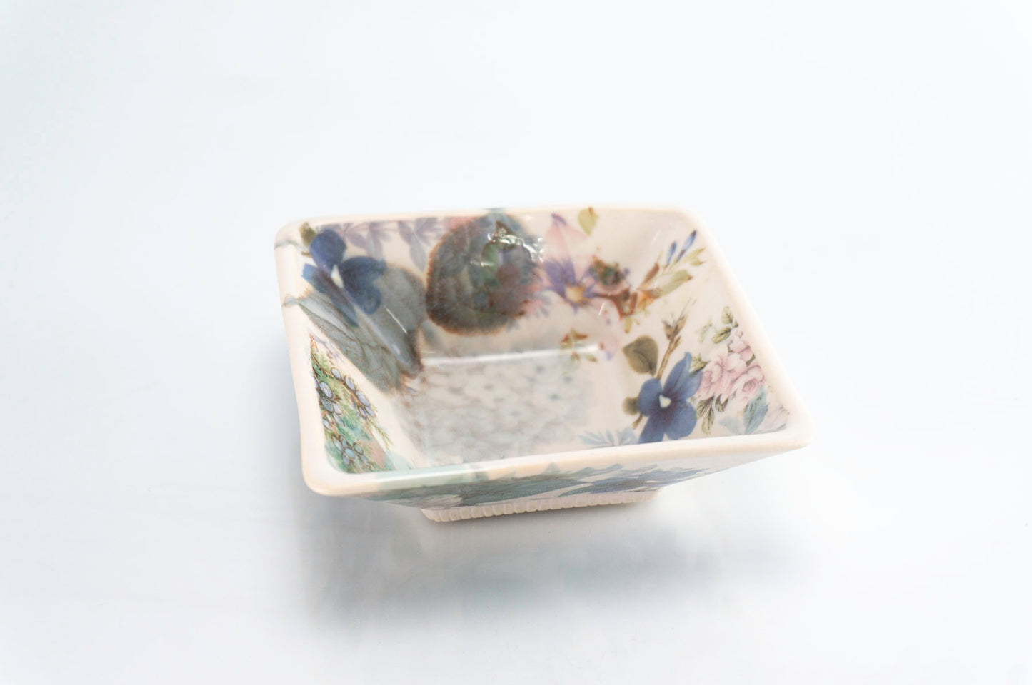 Flower Square Dish (d-121)