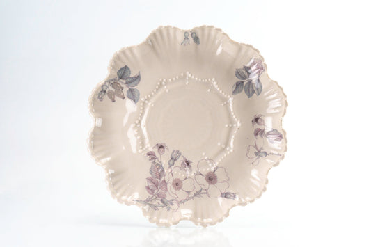 Assiette moyenne à fleurs (p-276)