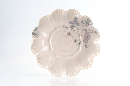 Assiette moyenne à fleurs (p-279)