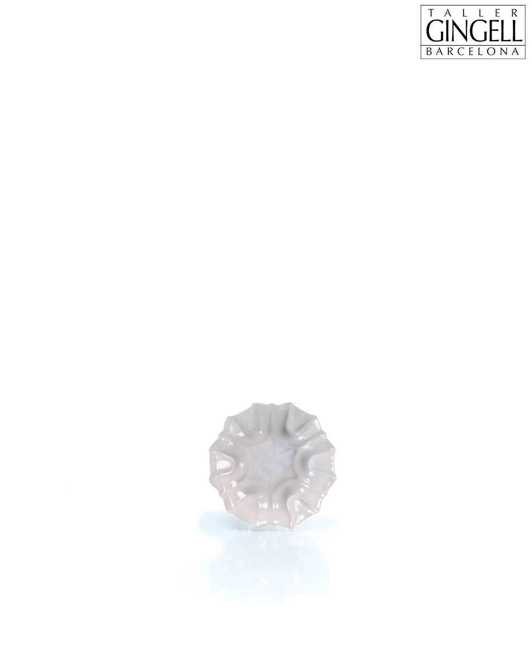 Plat courbe blanc (d - 130)