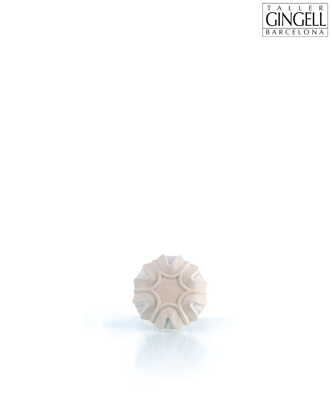 Plat courbe blanc (d - 130)