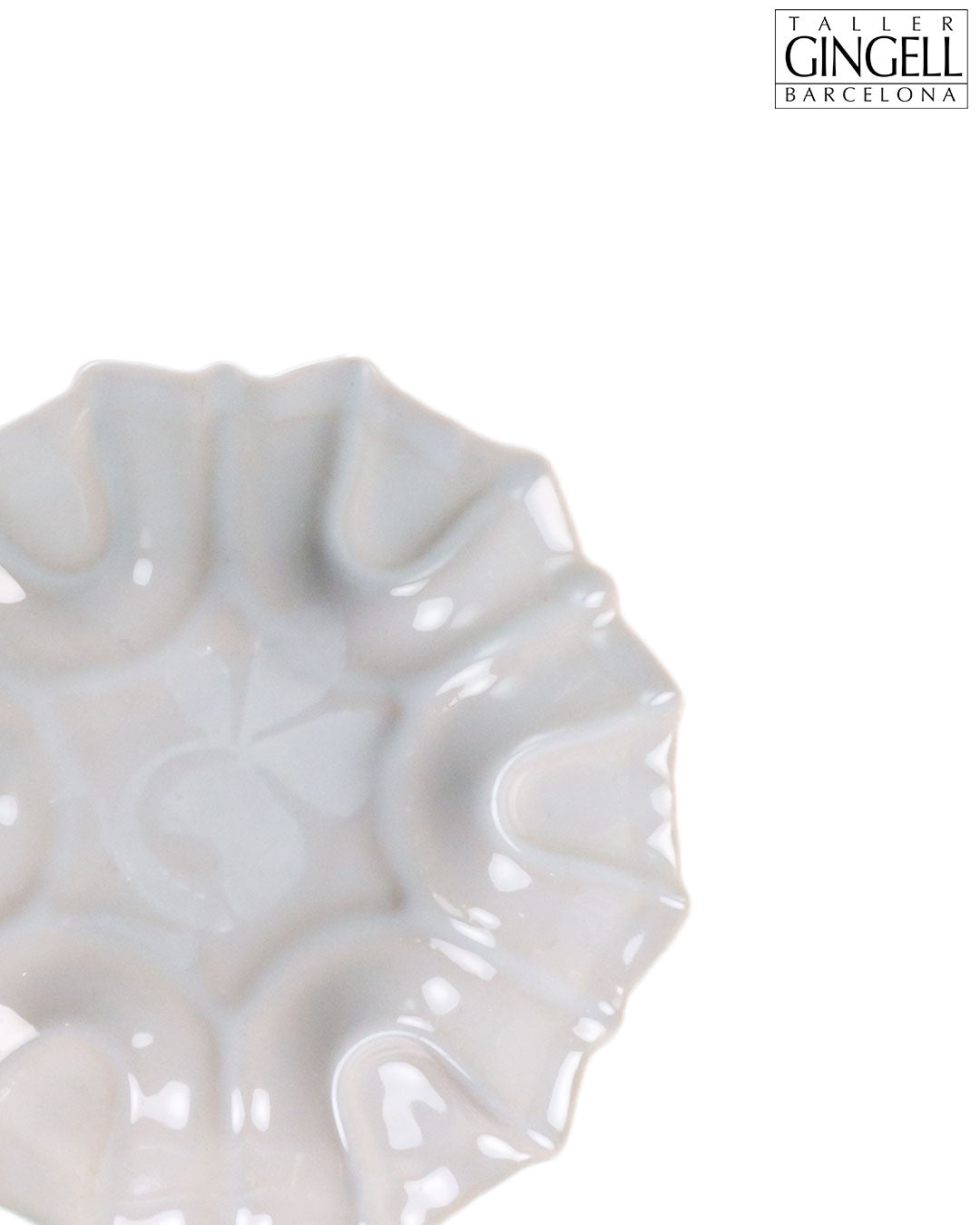 Plat courbe blanc (d - 130)