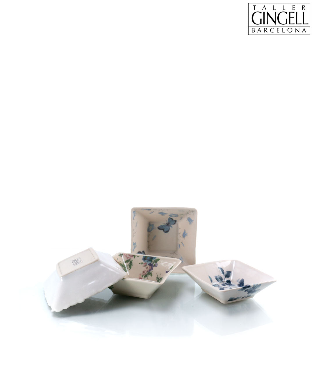 Conjunt de Plats Quadrats Petits