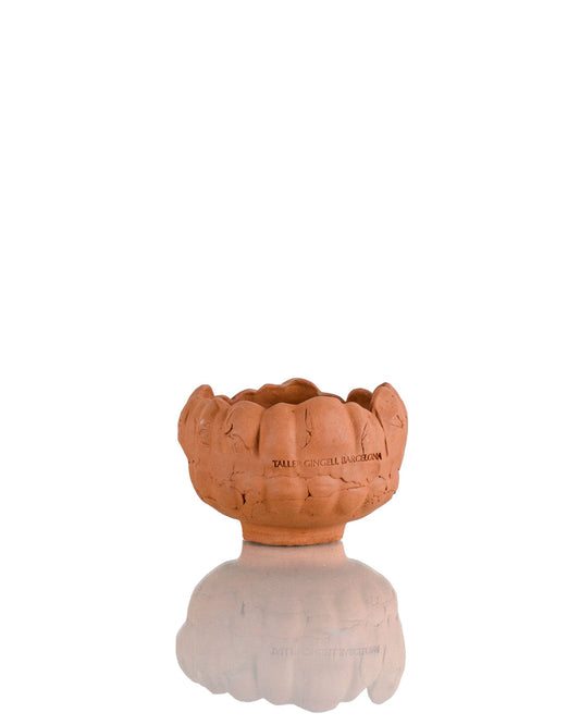 Jardinière striée en terre cuite (13 cm)