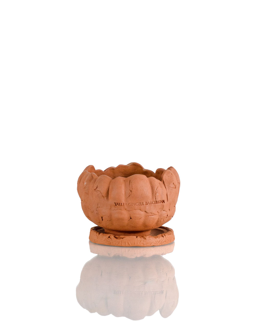 Terracotta Ridged Planter (13 cm)
