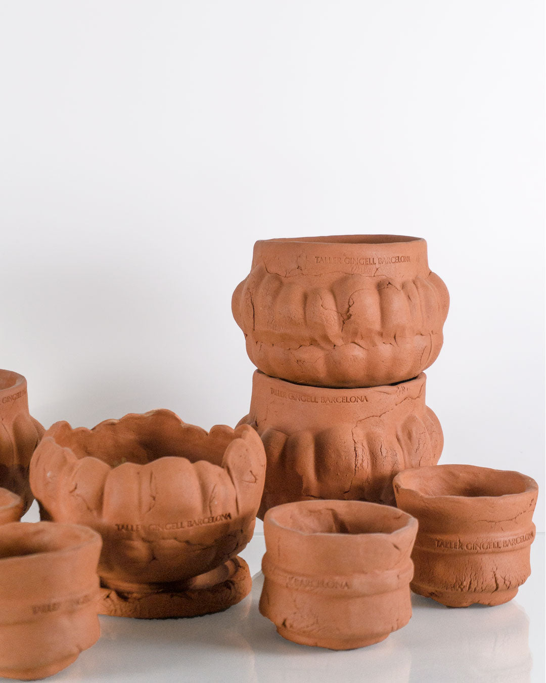 Terracotta Ridged Planter (13 cm)