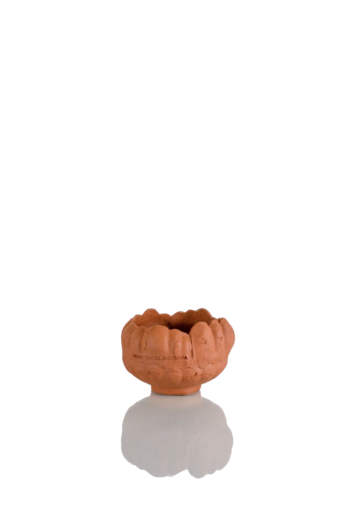 Terracotta Ridged Planter (13 cm)