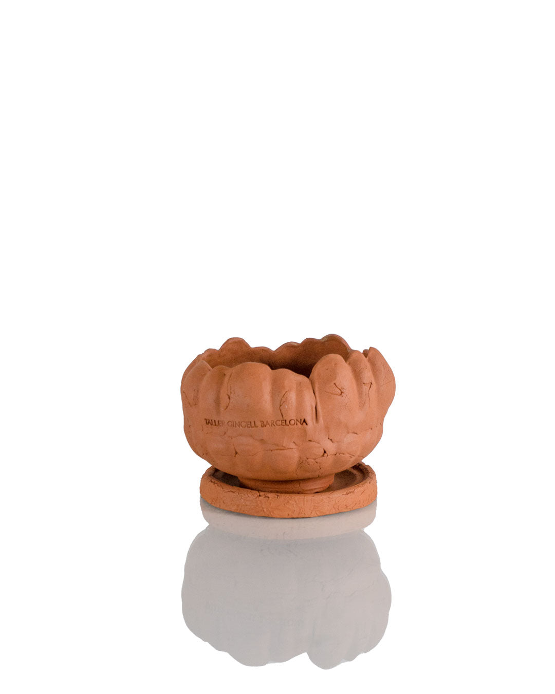 Terracotta Ridged Planter (13 cm)