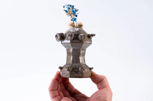 Grand vase rond | Vases modernes | Petit vase en céramique (v-216)