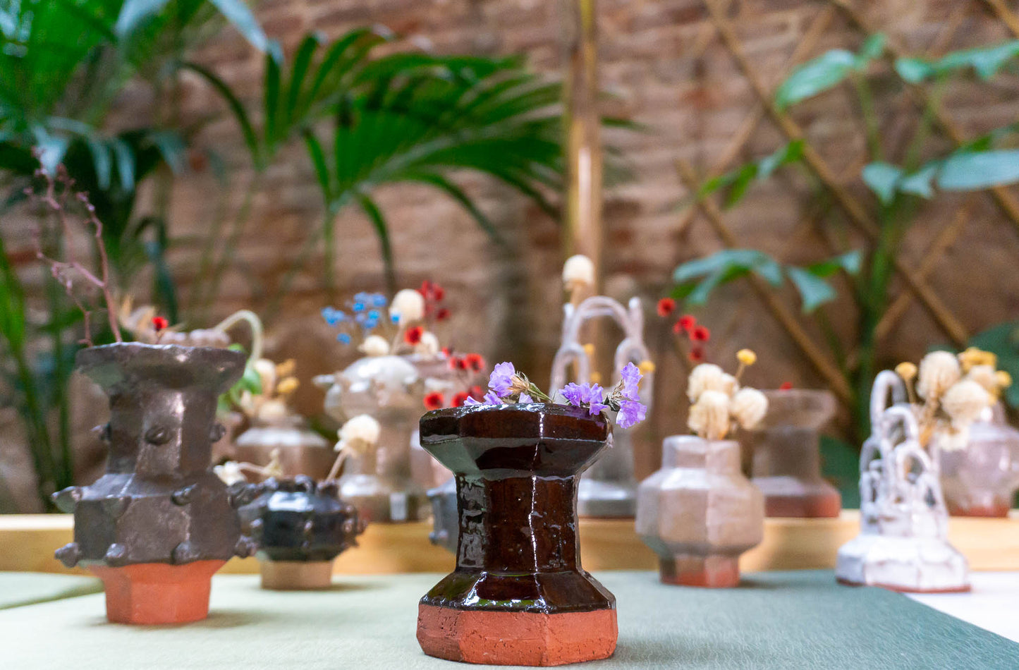 Brown Minimalist Vase | Modern Vases | Small Ceramic Vase (v-219)