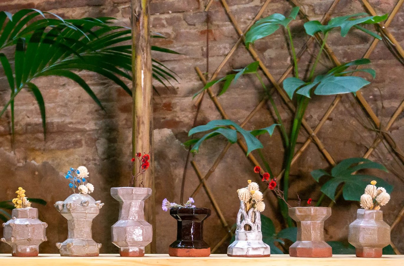 Brown Minimalist Vase | Modern Vases | Small Ceramic Vase (v-219)