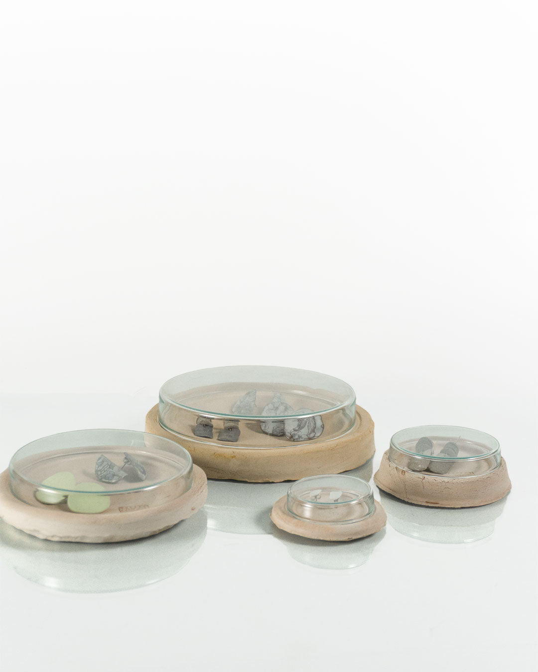 Stoneware and Glass Box | Jewellery Box (8 cm)