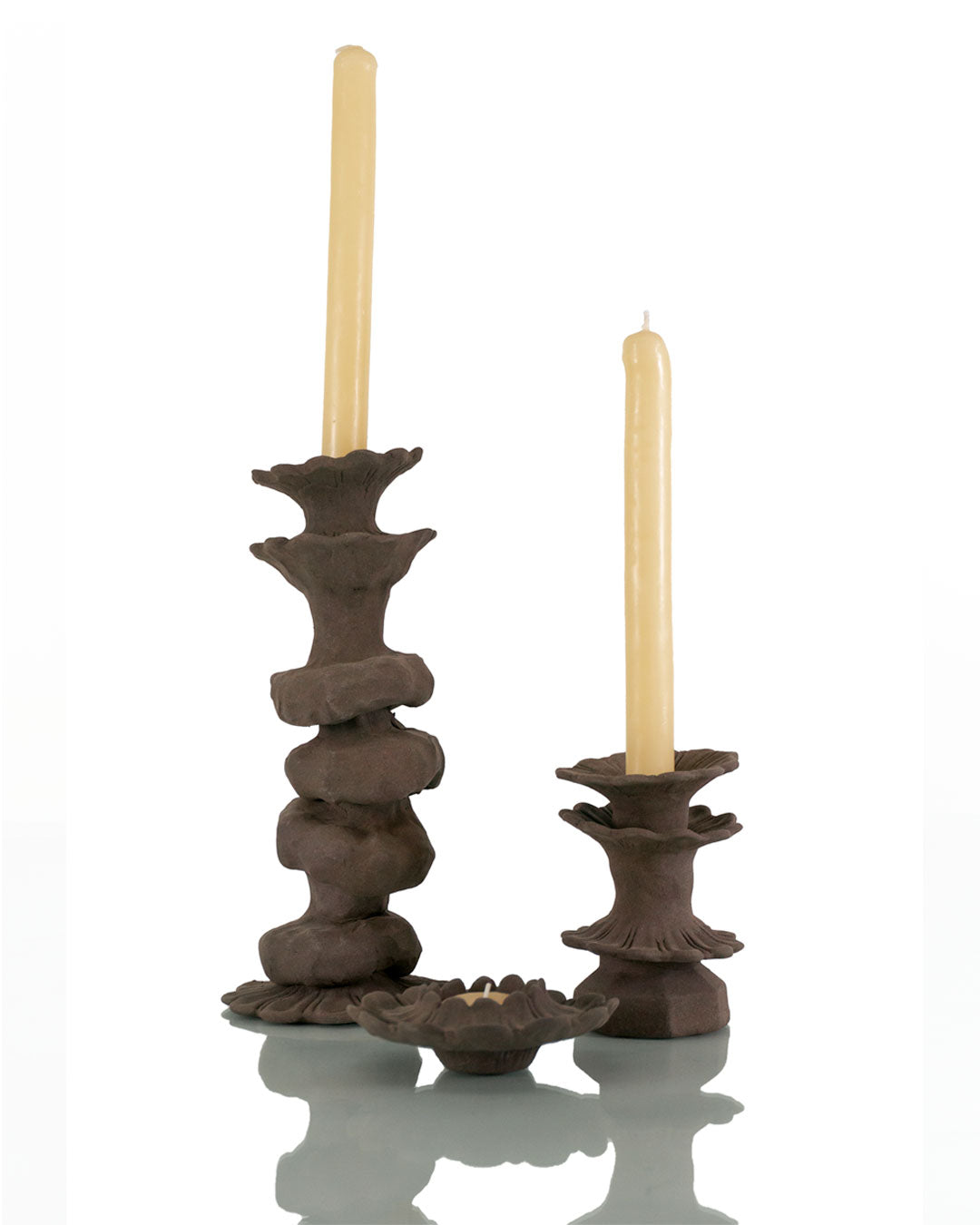 Ceramic Candle Holder (12 cm)