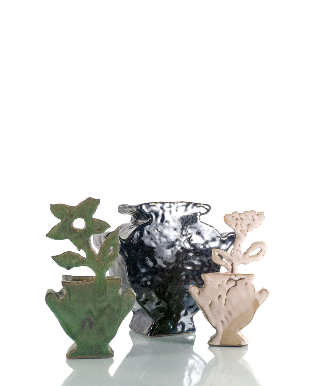 Contemporary Small Stamnos Ceramic Vase (v-305)