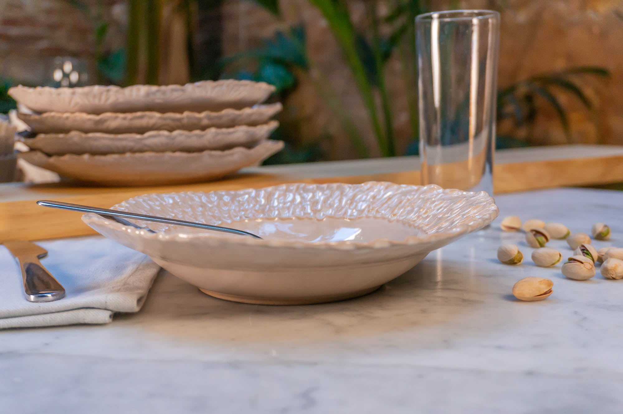 Ceramic pasta bowl clearance set